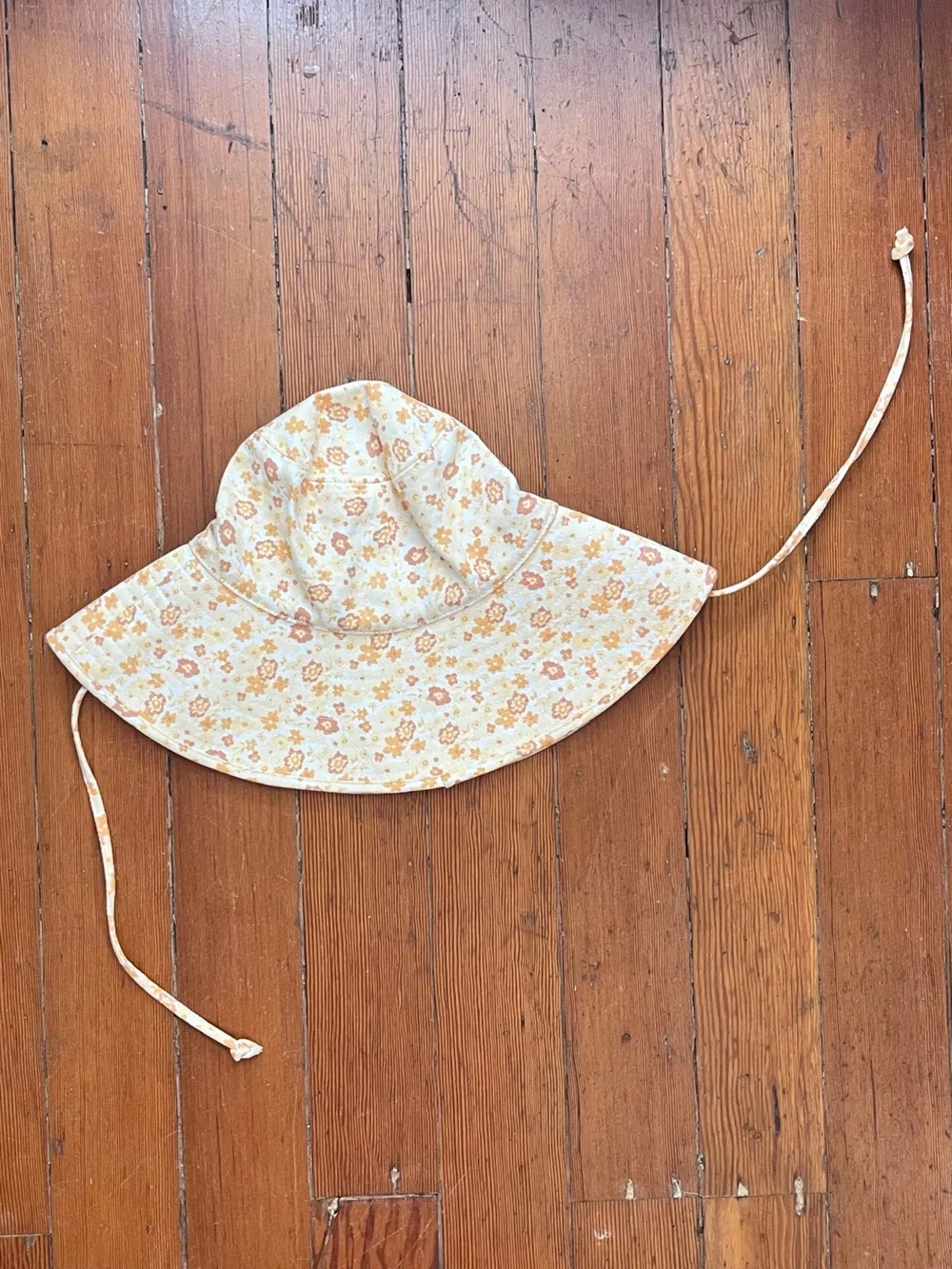 Lack Of Color Orange  Floral Bucket S/M